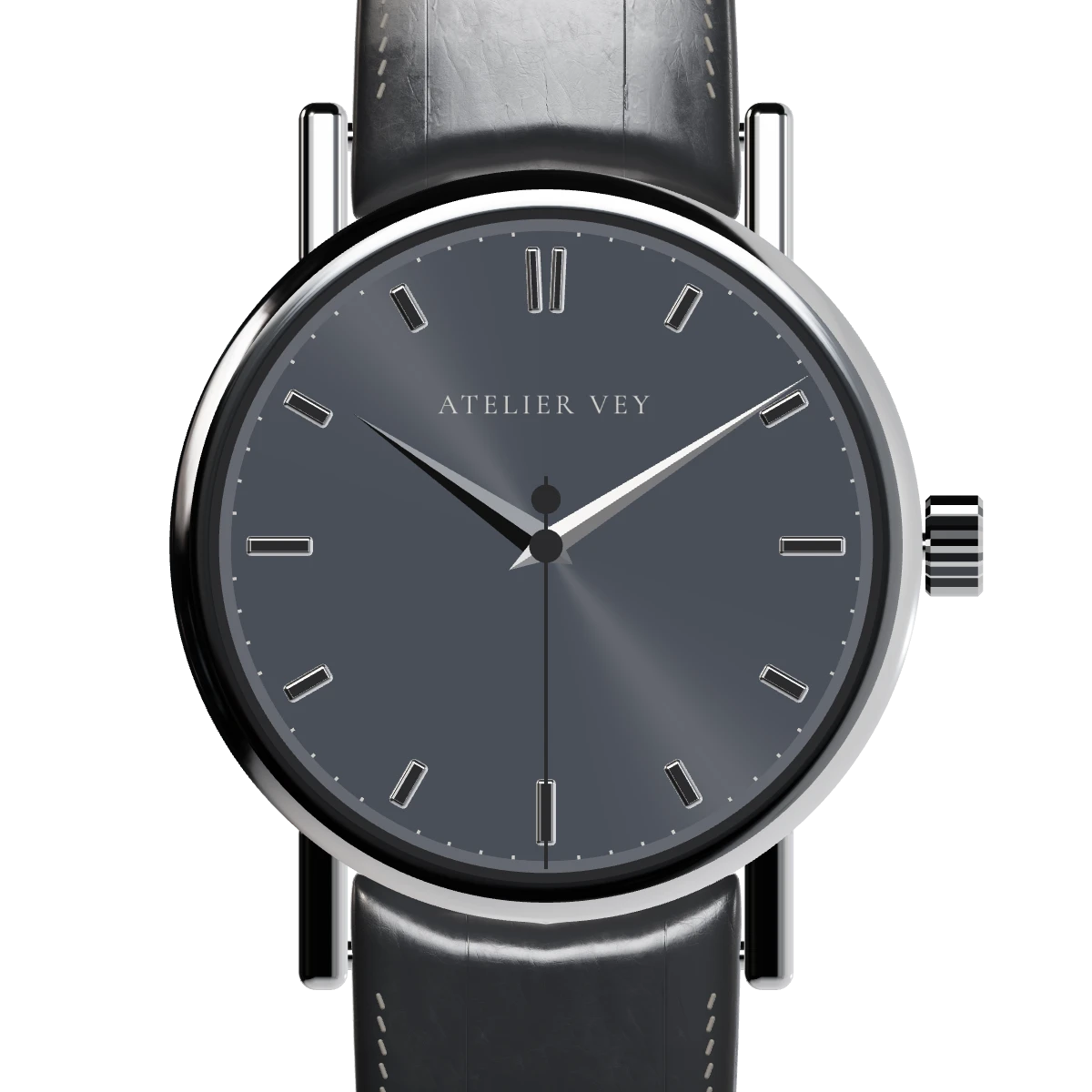 Atelier Vey Calibre 84, slate, sunburst dial, stainless steel case