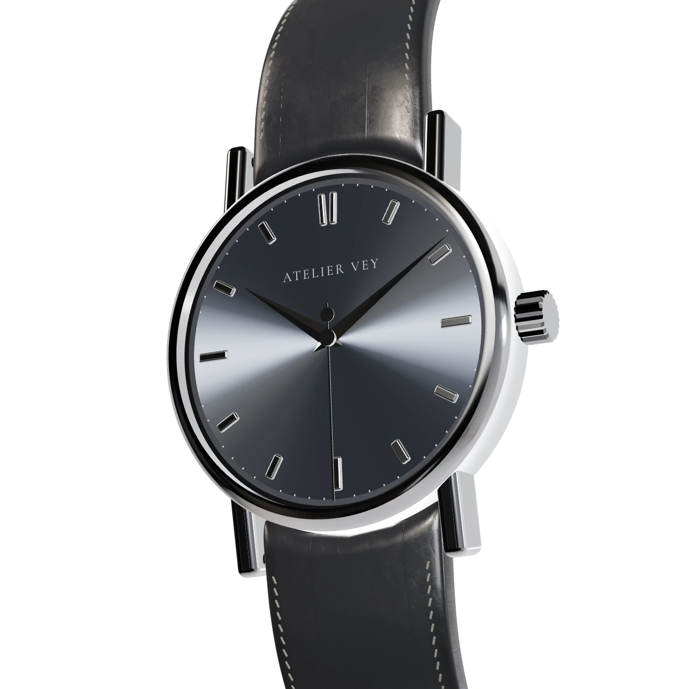 Atelier Vey Calibre 84, slate, sunburst dial, stainless steel case